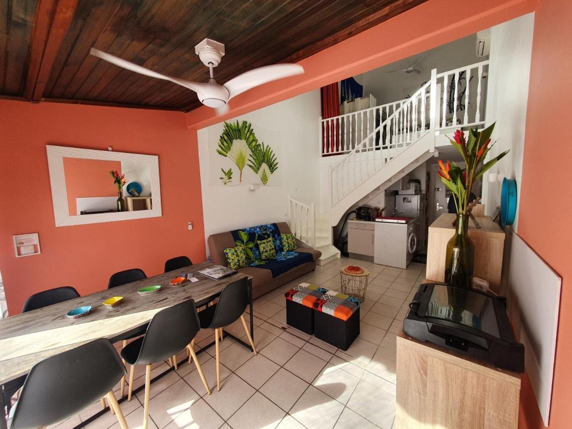 Appartement Ker-Eol Residence Canouan Sainte-Anne Avec Piscine Exteriér fotografie